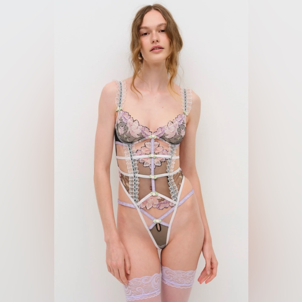 For Love & Lemons Camella Teddy